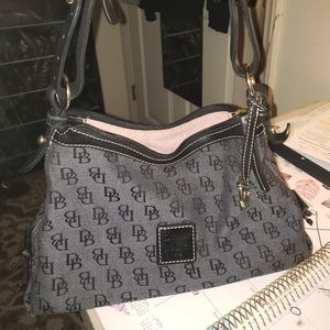 Dooney & Bourke Signature East West Slouch Hobo